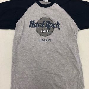 Hard Rock Cafe raglan baseball T-shirt London S
